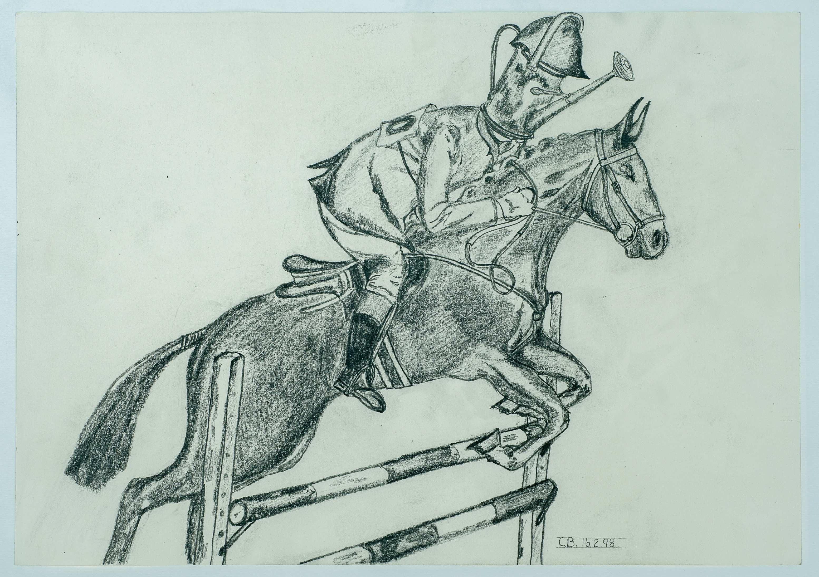 Pencil sketch preparation for “Life in the Loft” — painting by Chris Brock