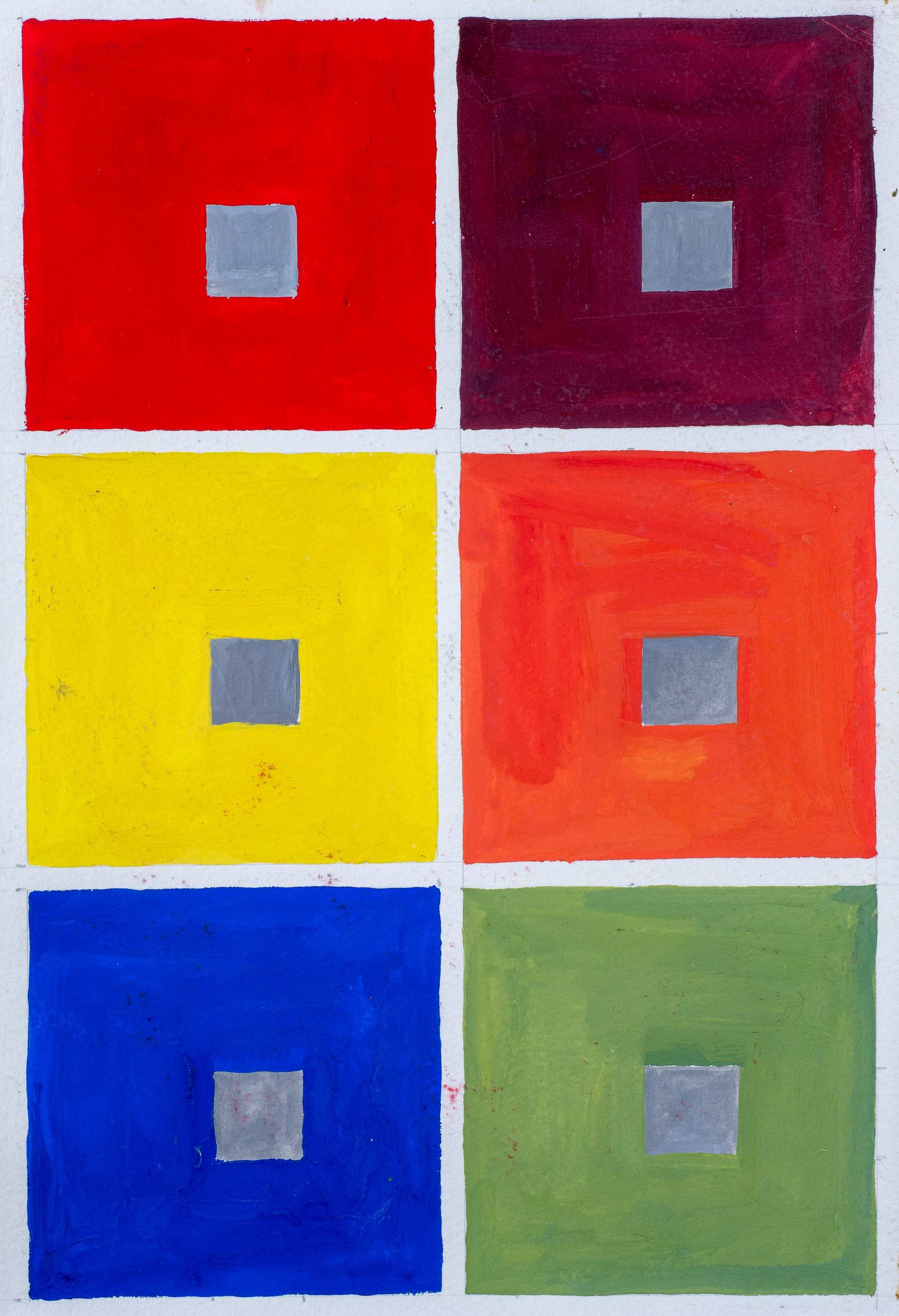 An exploration of colour perception — painting by Chris Brock