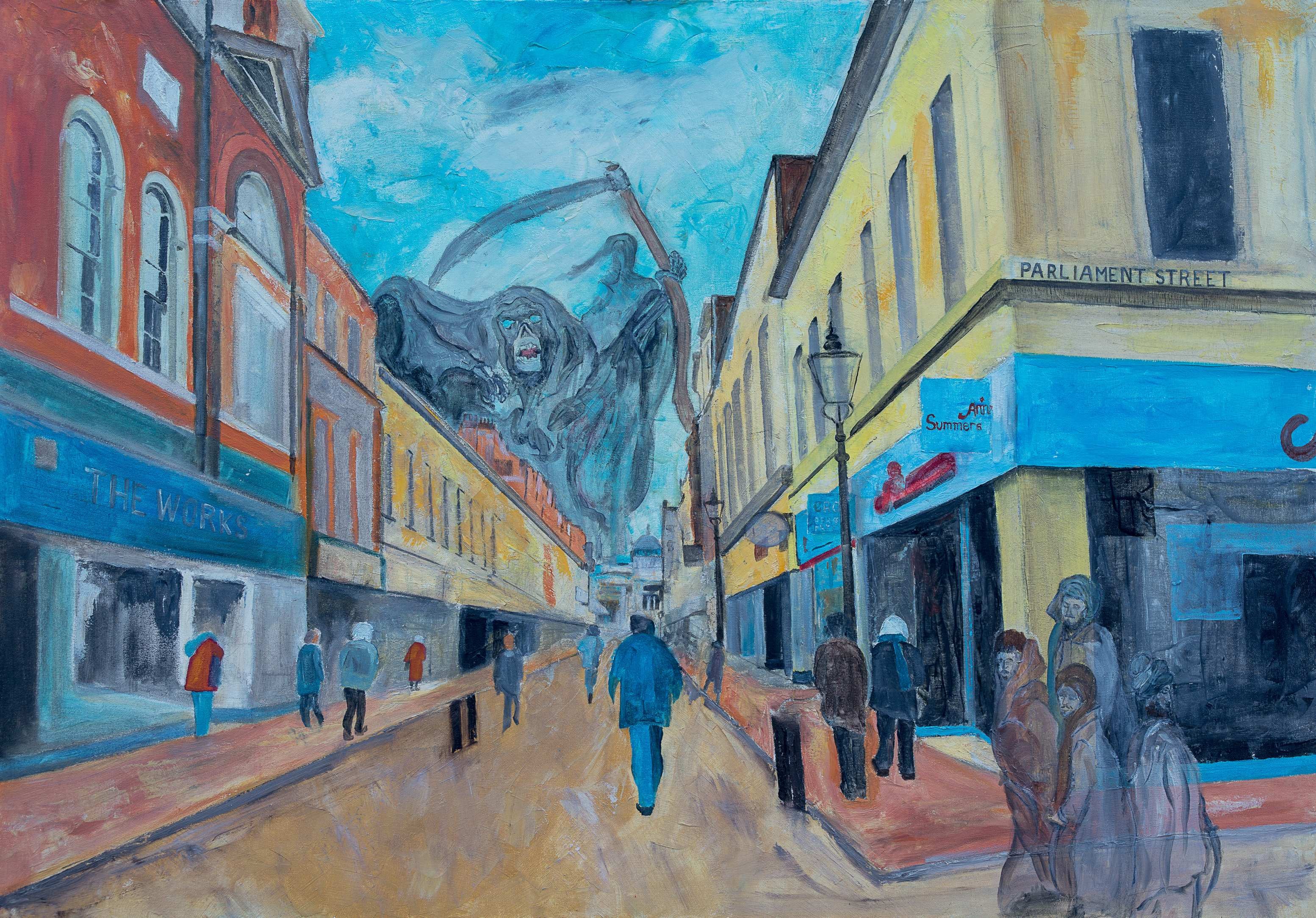 Whitefriargate — painting by Chris Brock