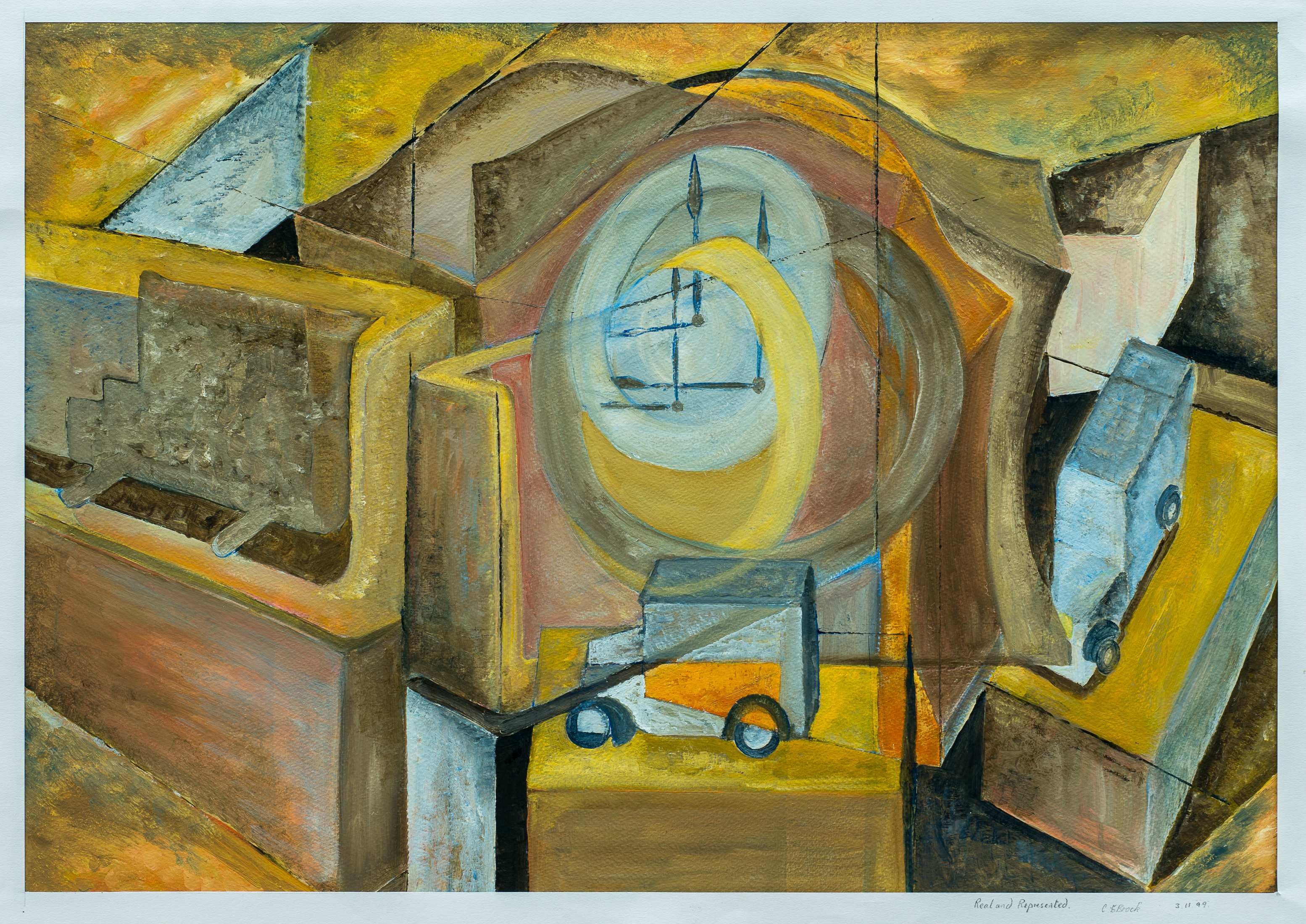 Real and Represented — painting by Chris Brock