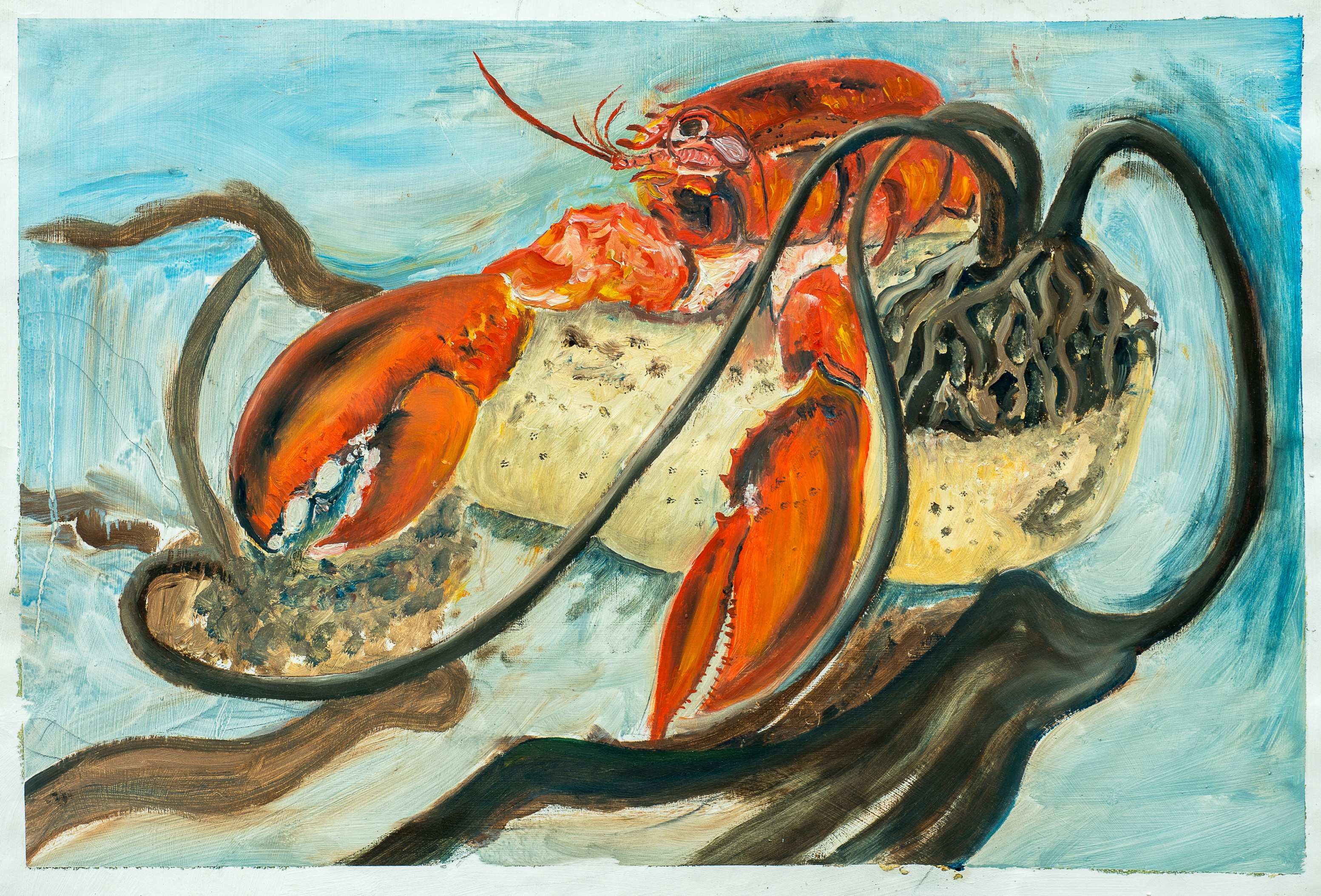 Crustaceans — painting by Chris Brock