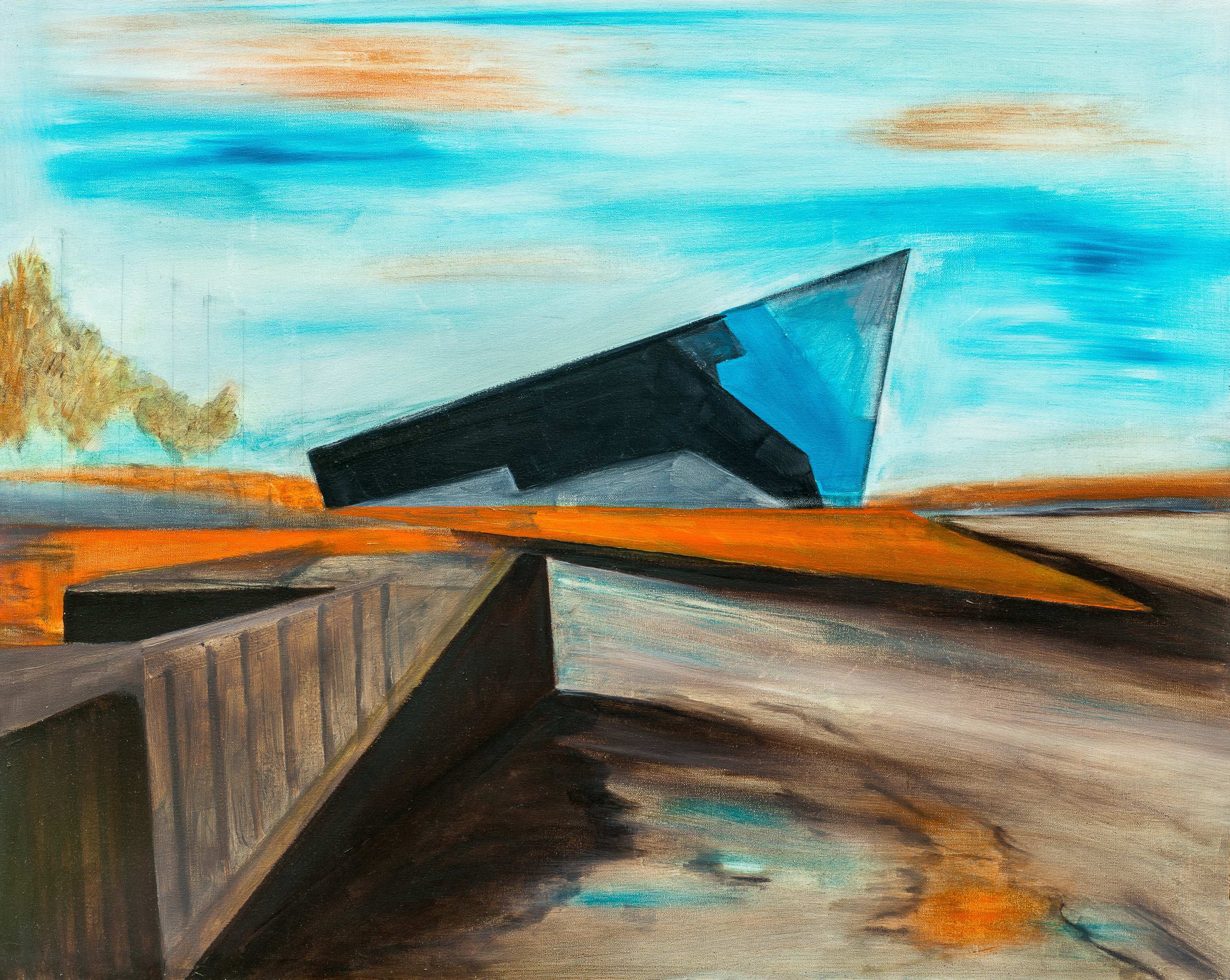 The Deep, Hull — painting by Chris Brock
