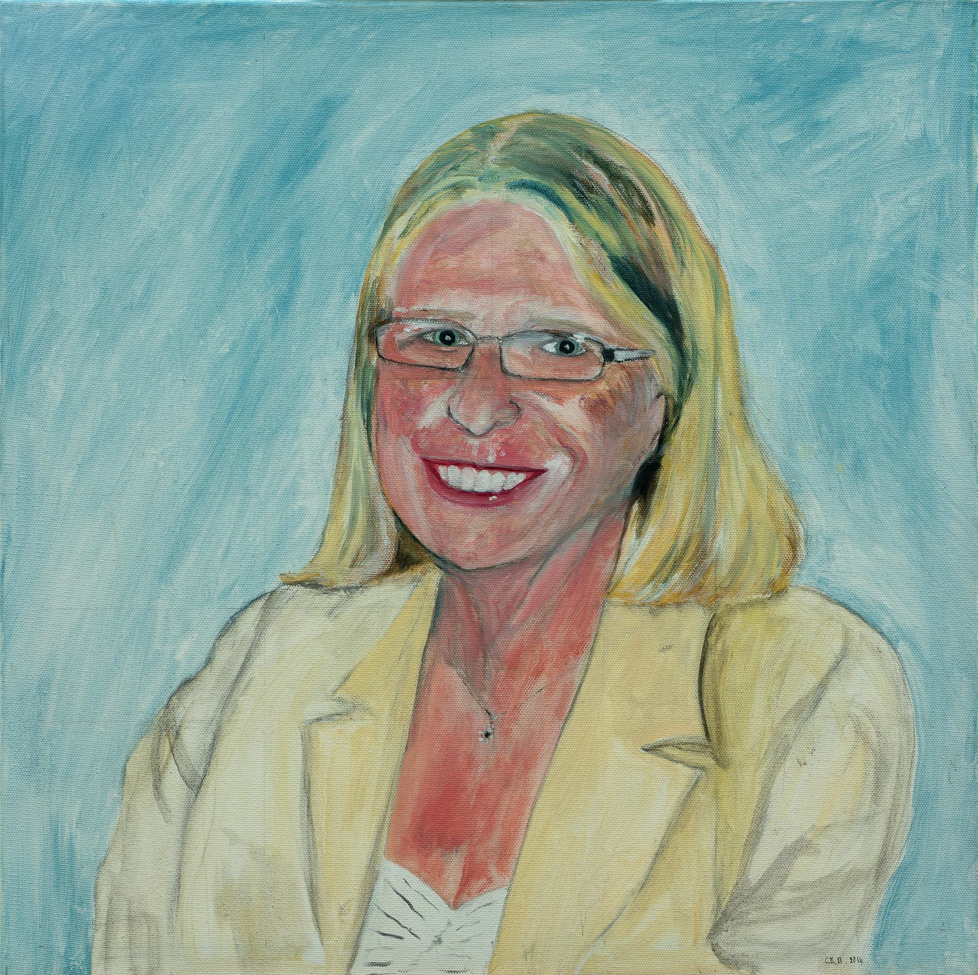 Janet — painting by Chris Brock