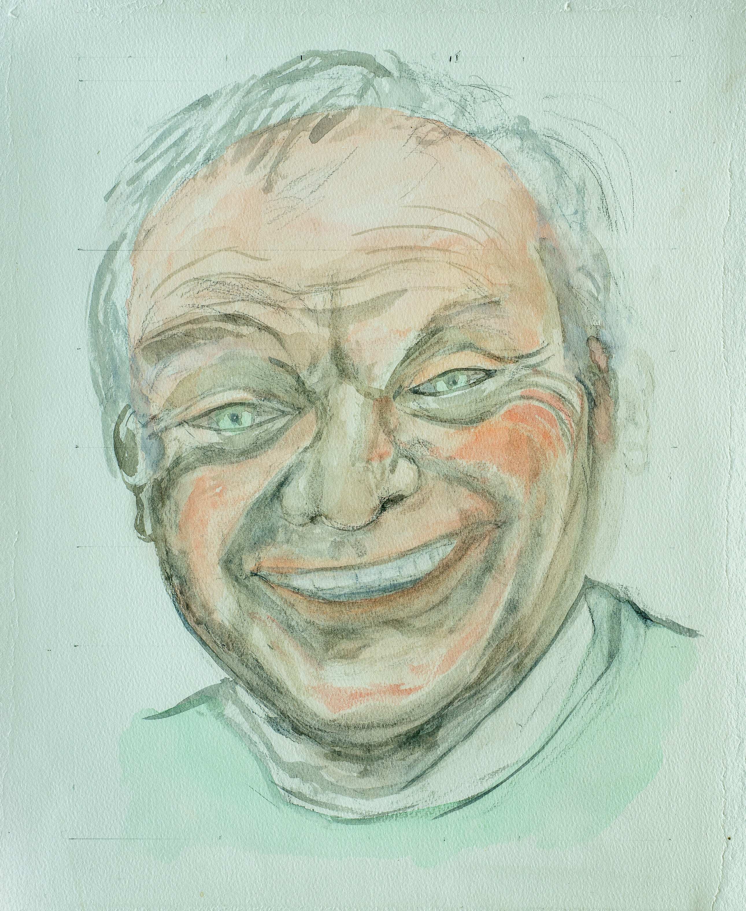 Self Portrait — painting by Chris Brock