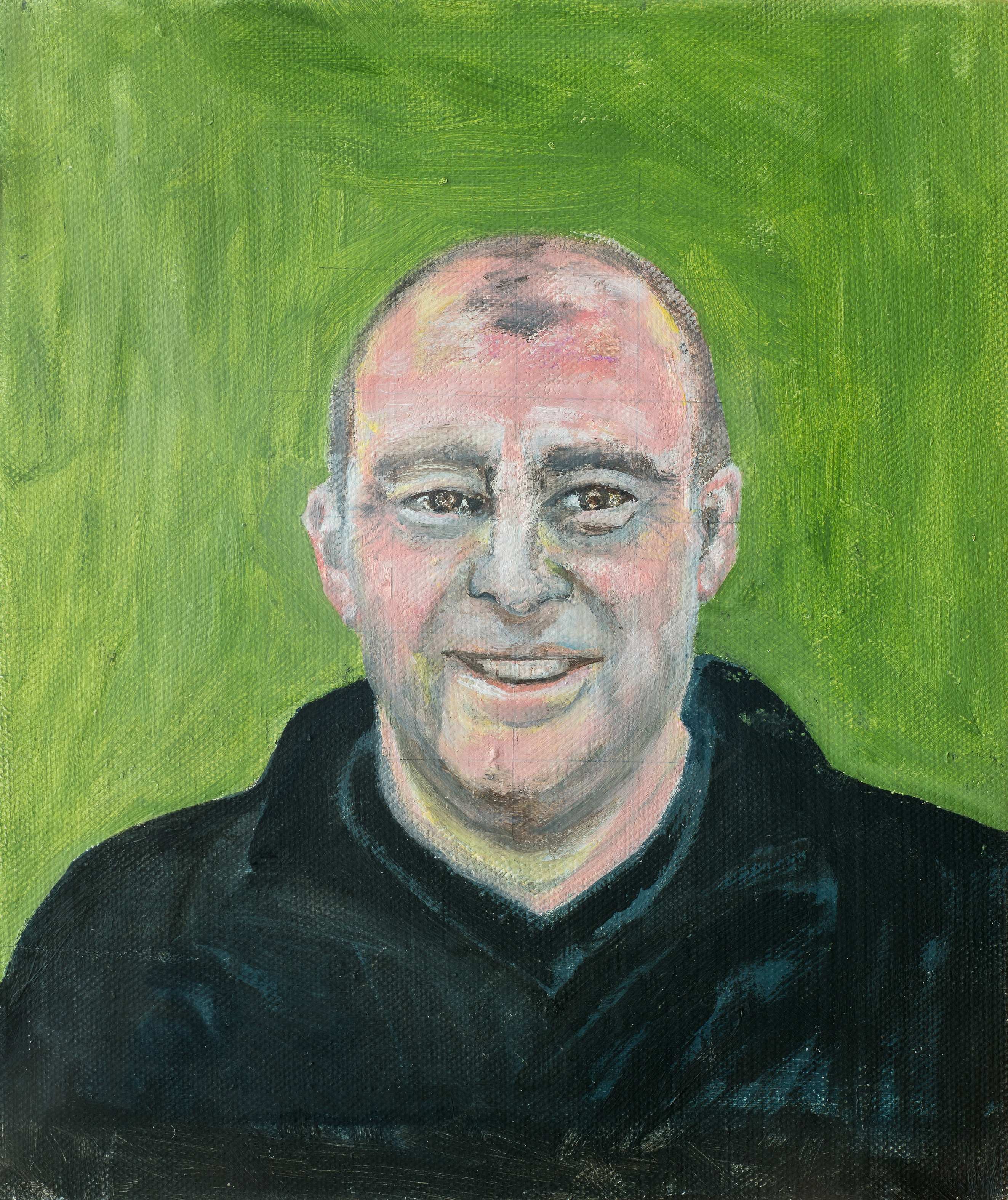 Rob Jones — painting by Chris Brock