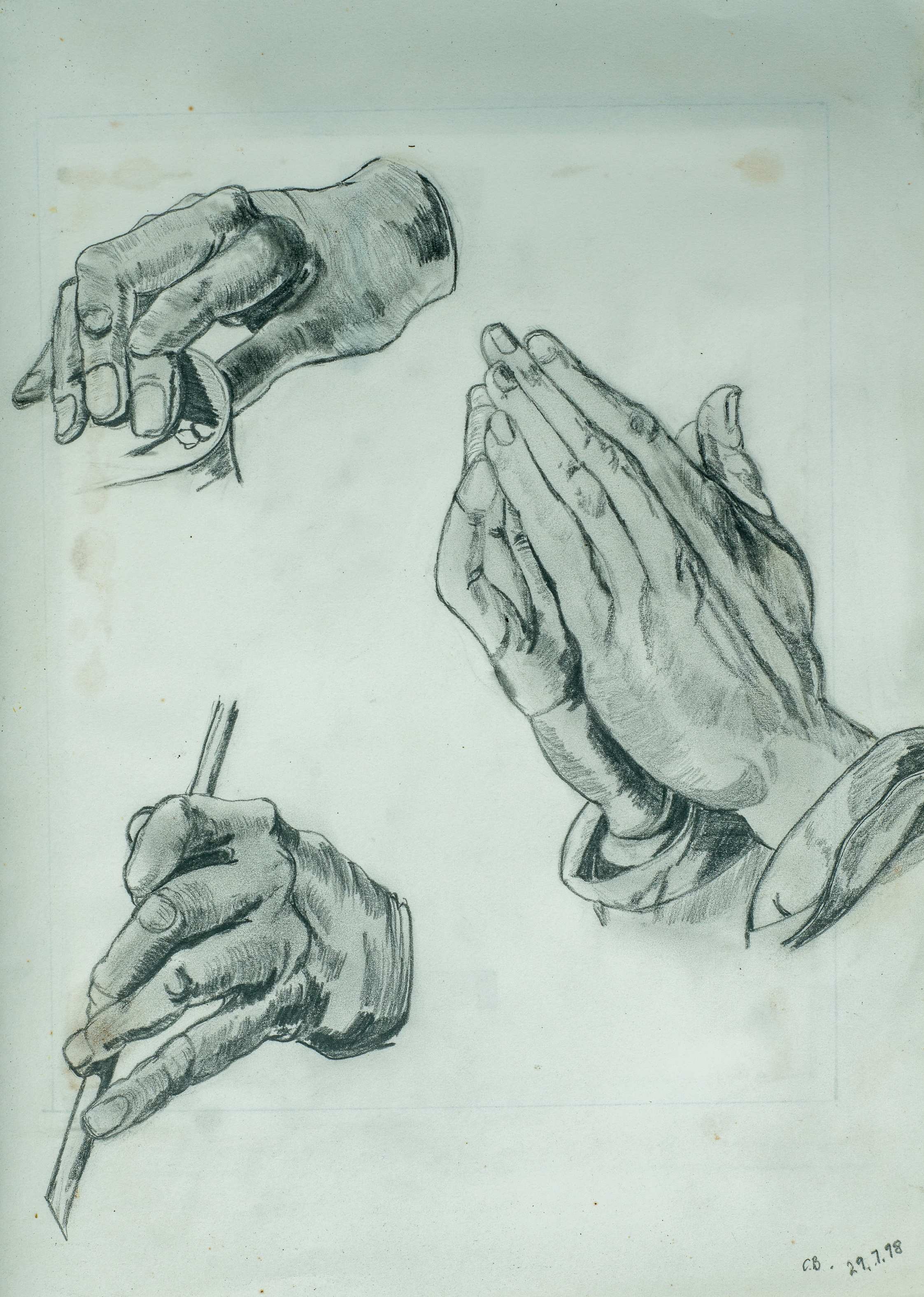 Hands — painting by Chris Brock