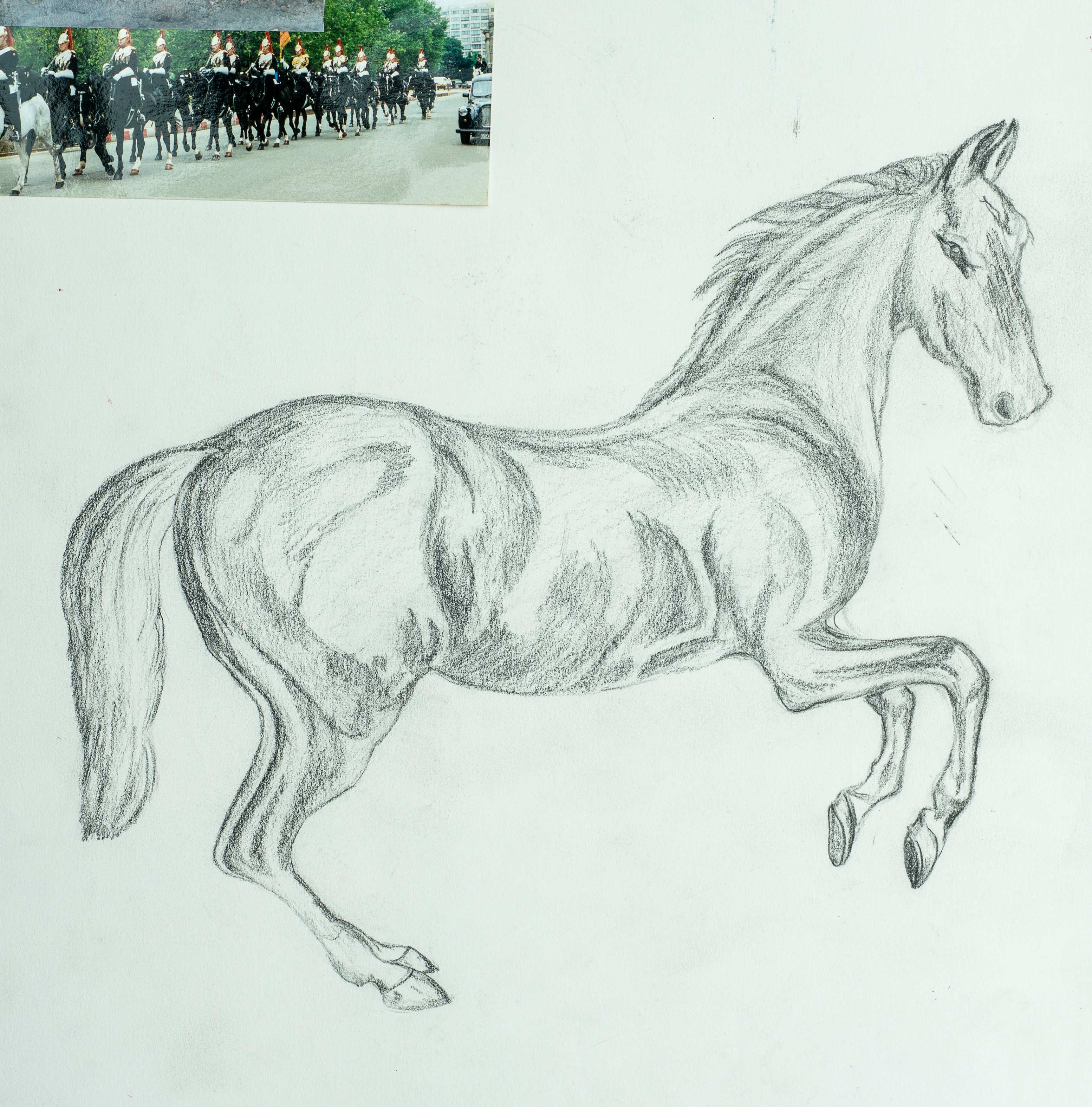 Horse, “Whistle Jacket” — painting by Chris Brock