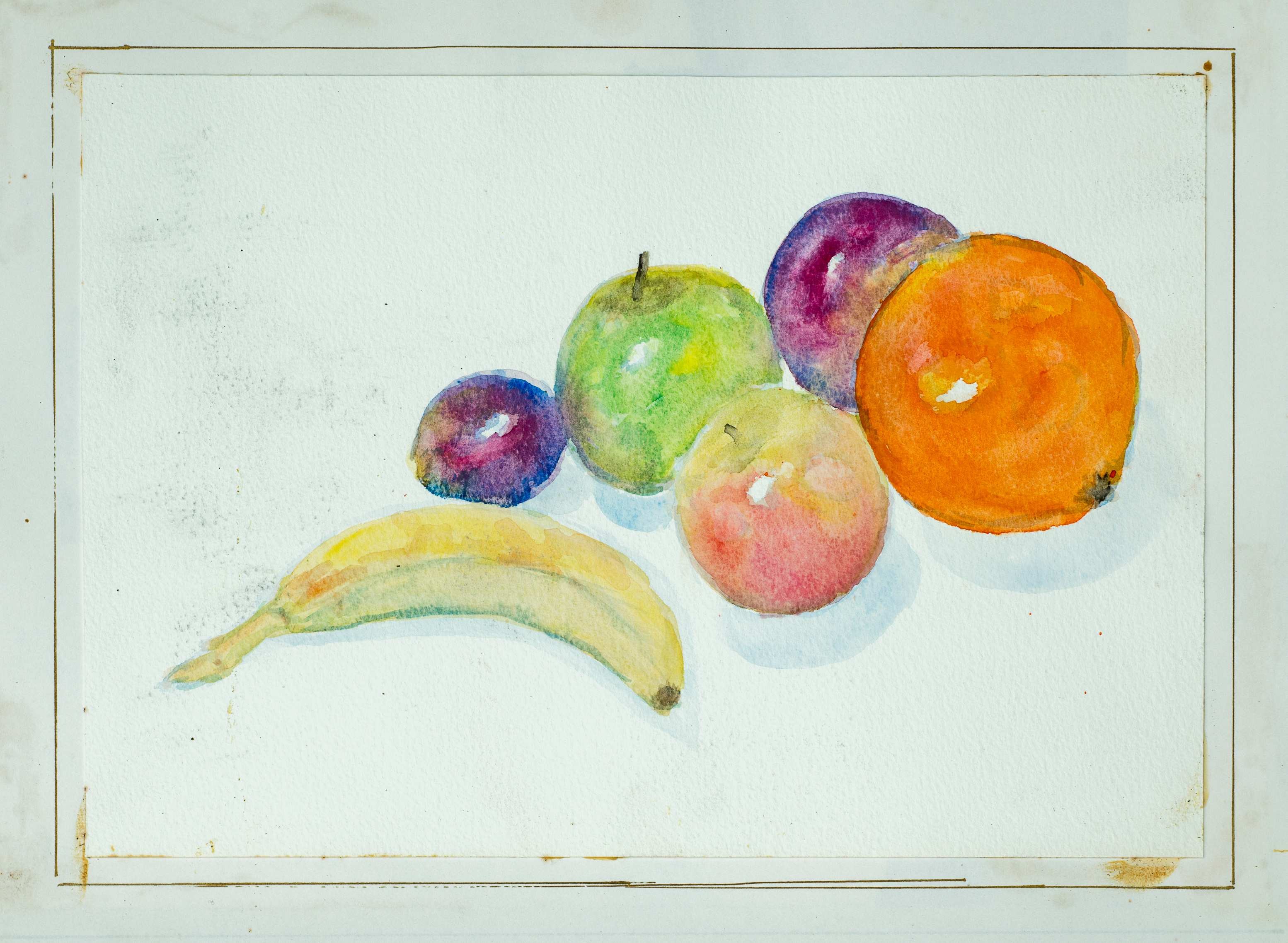 Still Life, fruit — painting by Chris Brock